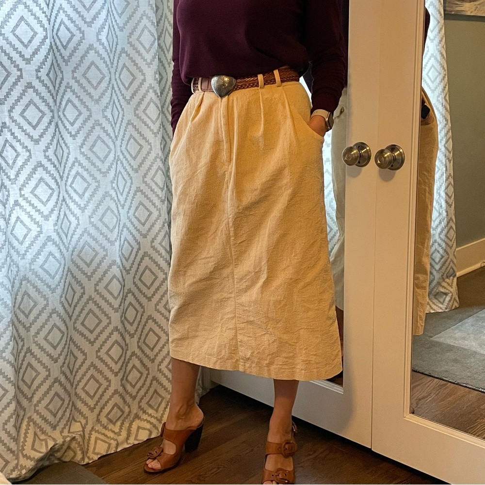Vintage Corduroy Skirt